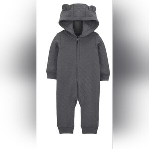 Carter's Child of Mine Baby Unisex Hooded Jumpsuit